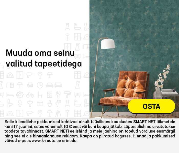 Muuda oma seinu valitud tapeetidega