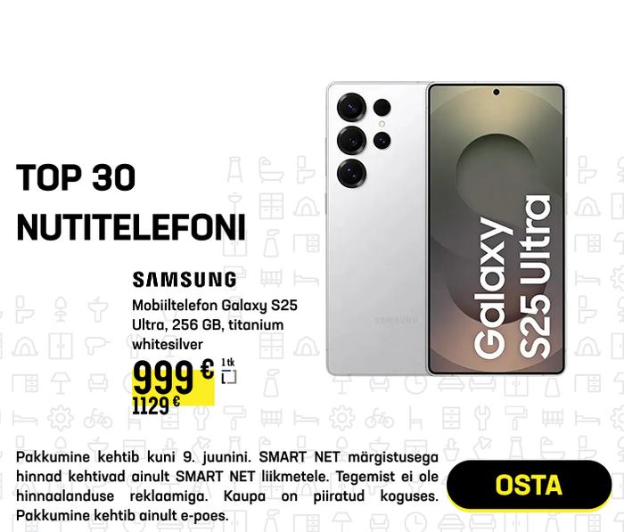 TOP 30 nutitelefoni
