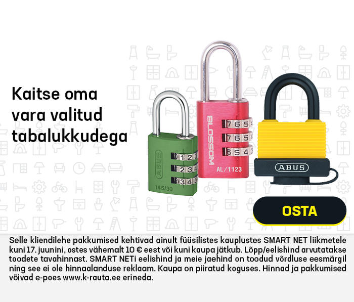 Kaitse oma vara valitud tabalukkudega