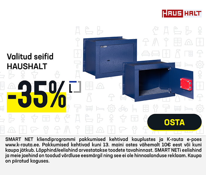 Valitud seifid Haushalt -35%