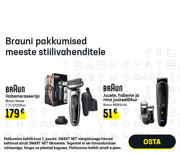 Brauni pakkumised meeste stiilivahenditele