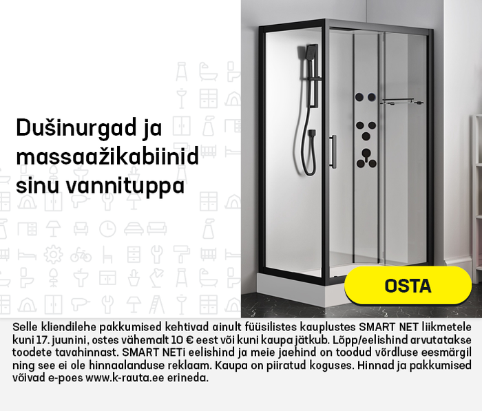 Dušinurgad ja massaažikabiinid sinu vannituppa