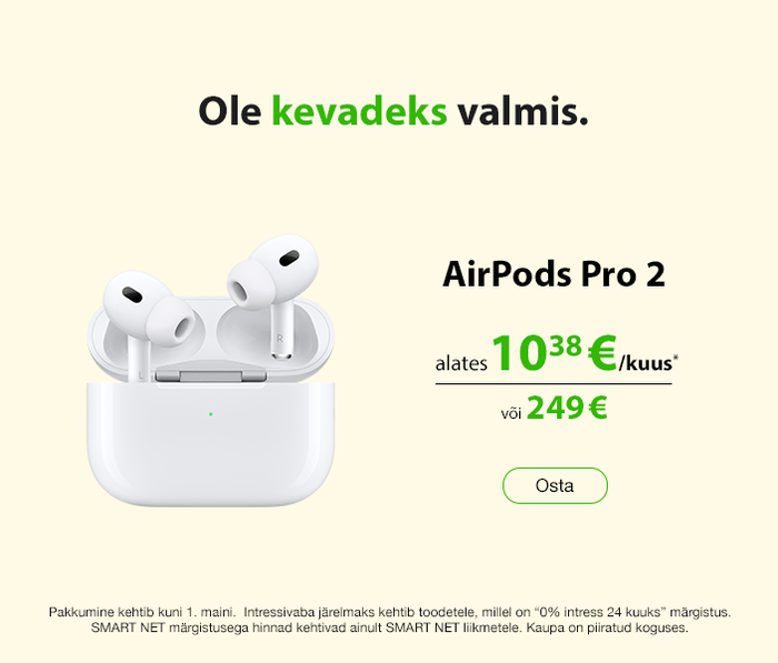 Ole kevadeks valmis.