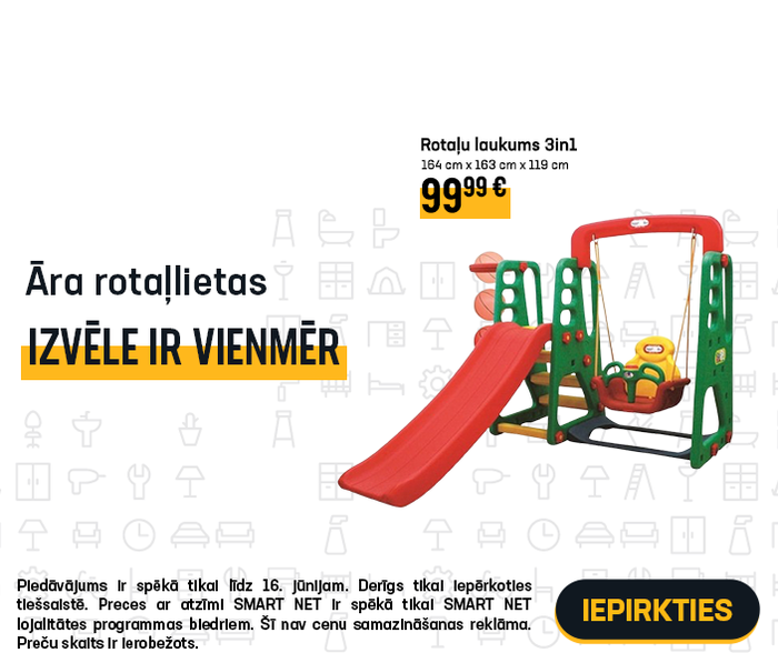Āra rotaļlietas! Tu vienmēr varēsi izvēlēties