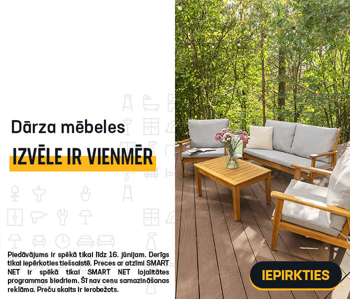 Dārza mēbeles! Tu vienmēr varēsi izvēlēties