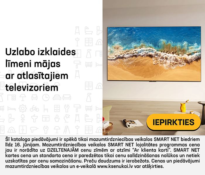 Uzlabo izklaides līmeni mājas ar atlasītajiem televizoriem
