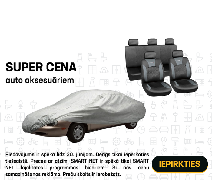 Super cena auto aksesuāriem