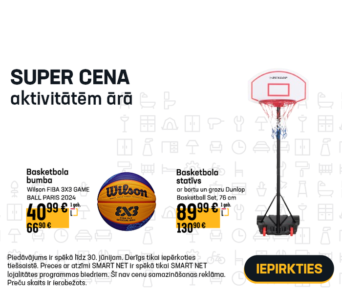 Super cenas aktivitātēm ārā