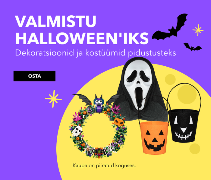 VALMISTU HALLOWEEN'IKS! Dekoratsioonid ja kostüümid pidustusteks!