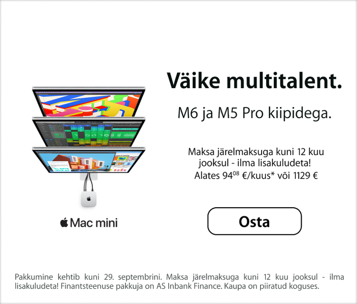 Väike multitalent. M6 ja M5 Pro kiipidega.