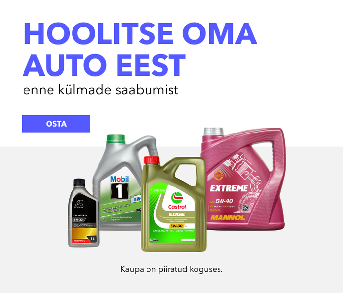Hoolitse oma auto eest enne külmade saabumist