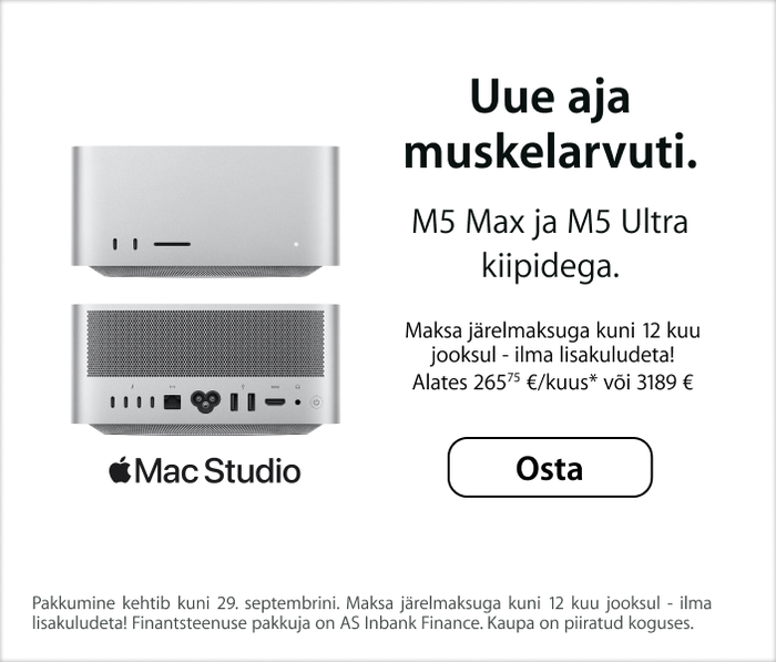 Uue aja muskelarvuti. M5 Max ja M5 Ultra kiipidega.