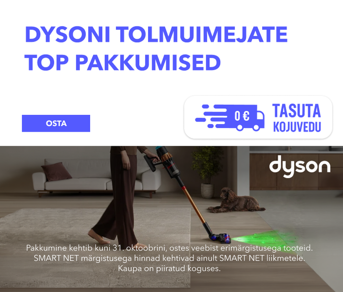 Dysoni tolmuimejate TOP pakkumised