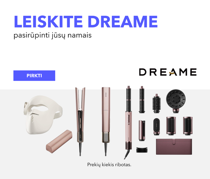 Leiskite Dreame pasirūpinti jūsų namais