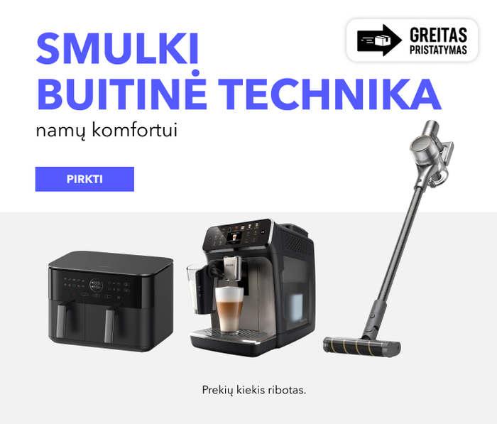 Smulki buitinė technika namų komfortui