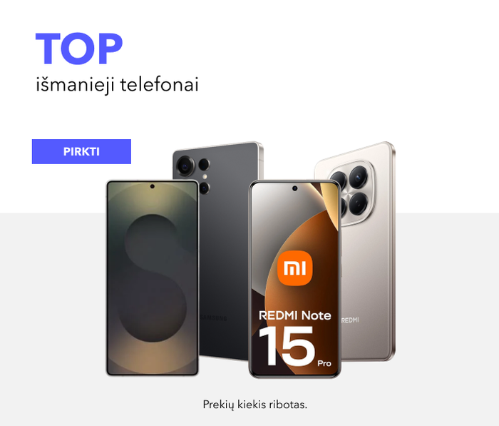 TOP išmanieji telefonai