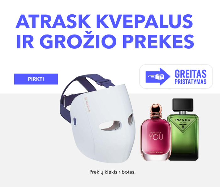 Atrask kvepalus ir grožio prekes
