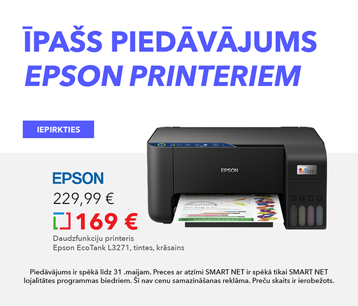 Īpašs piedāvājums Epson printeriem