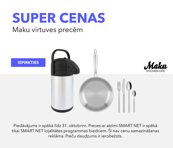 Super cenas Maku virtuves precēm