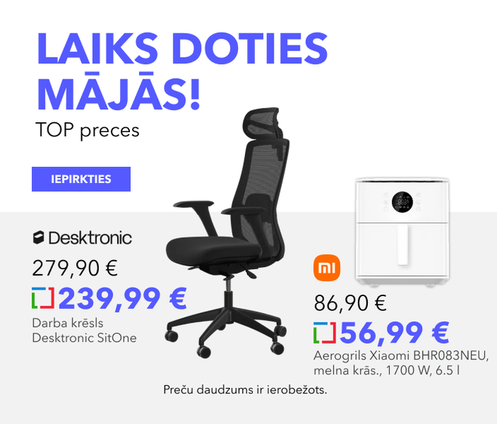 Laiks doties mājās! TOP preces