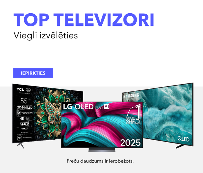 TOP televizori. Viegli izvēlēties