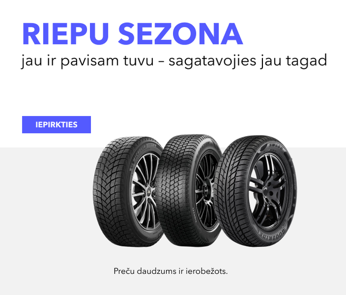 Riepu sezona jau ir pavisam tuvu – sagatavojies jau tagad