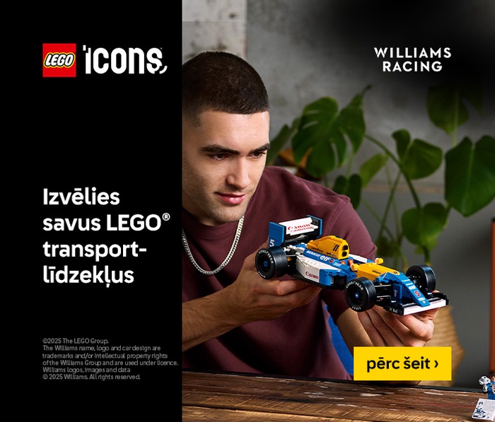 Izvēlies savus LEGO* transportlīdzekļus