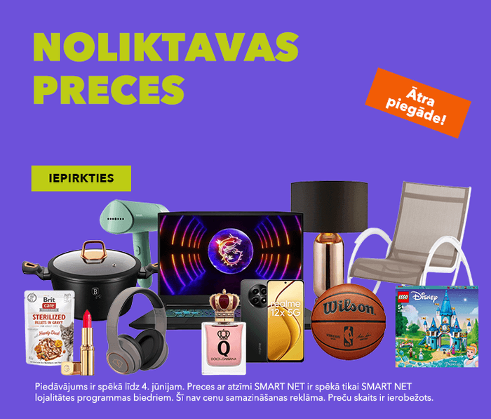 Noliktavas preces! Ātra piegāde