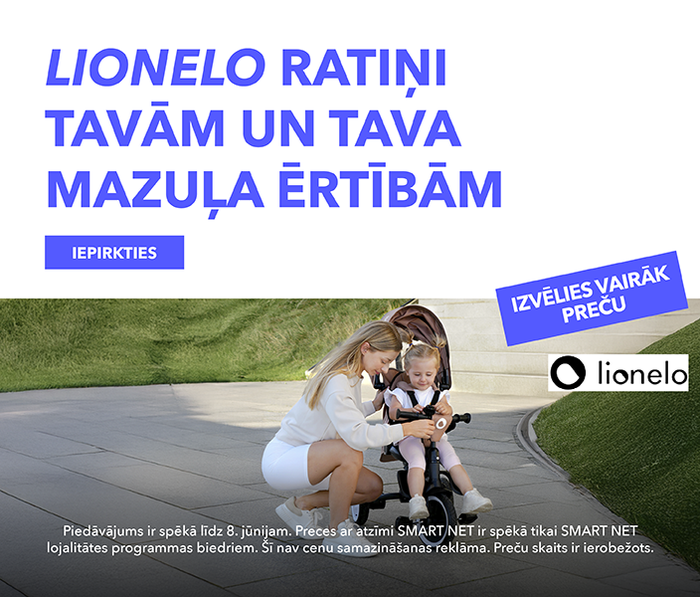 LIONELO ratiņi Tavām un Tava mazuļa ērtībām