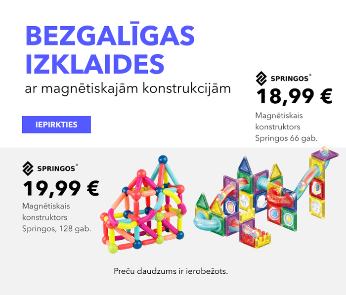 Bezgalīgas izklaides ar magnētiskajām konstrukcijām