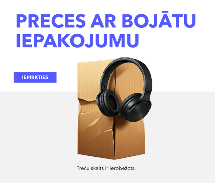 Preces ar bojātu iepakojumu