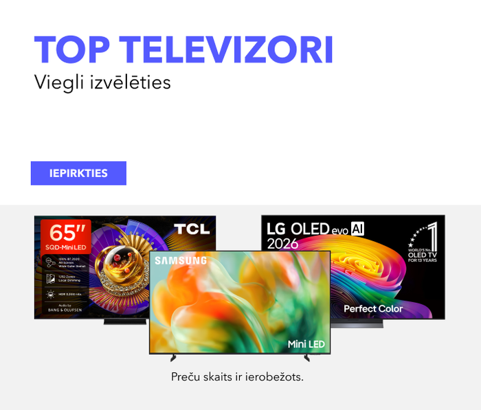 TOP televizori. Viegli izvēlēties