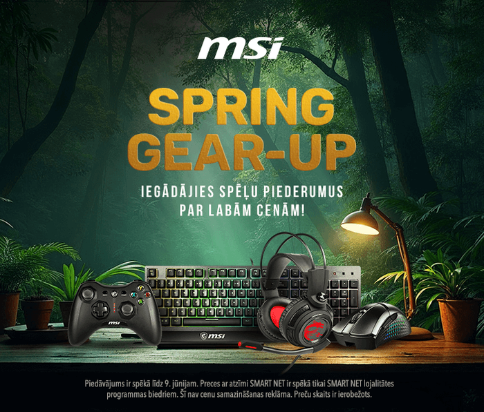 Spring gear-up! Iegādājies spēļu piederumus par labām cenām