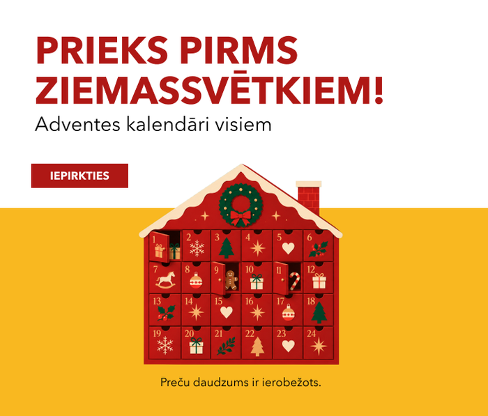 PRIEKS PIRMS ZIEMASSVĒTKIEM! Adventes kalendāri visiem