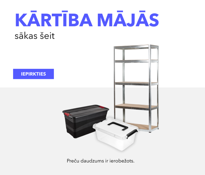Kārtība mājās sākas šeit
