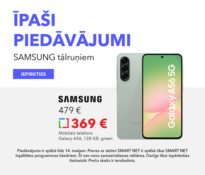 Īpaši piedāvājumi SAMSUNG tālruņiem