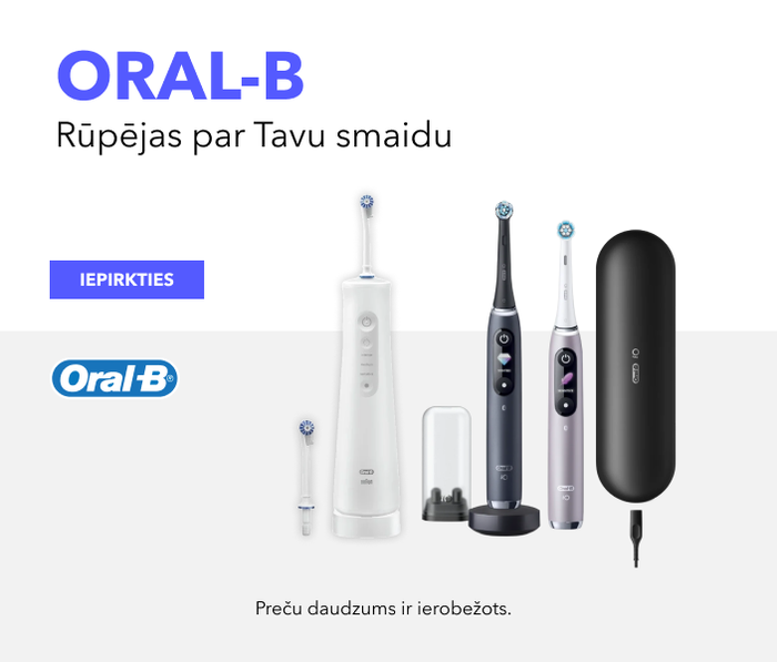 Oral-B. Rūpējas par Tavu smaidu
