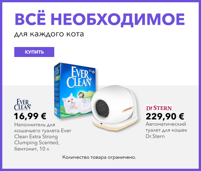 Всё необходимое для каждого кота
