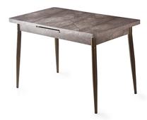 Stalas išskleidžiamas Kalune Design Ay, pilkas, 120 - 150 cm x 70 cm x 75 cm