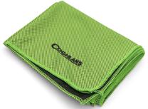 Paplūdimio rankšluostis Coghlans Cooling Towel 2036, žalias, 100 cm x 30 cm