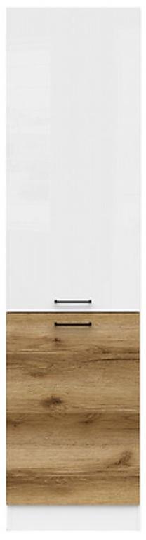 Spintelė Junona Line, ąžuolo/balta, 57.5 cm x 50 cm x 195.5 cm