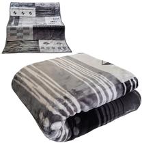 Pledas KW-113, baltas/pilkas/grafito, 160 cm x 210 cm