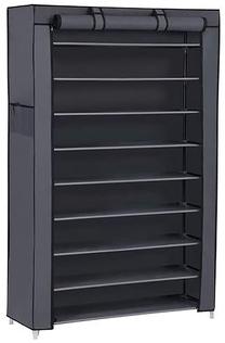 Batų dėžė Songmics 9-Tier, pilka, 28 cm x 88 cm x 160 cm