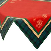Kalėdinė staltiesė kvadratinė OSB-151, raudona/žalia, 85 x 85 cm