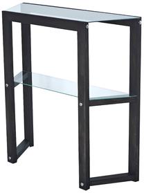 Konsolinis staliukas Kalune Design Via, antracito, 85 cm x 31 cm x 85 cm