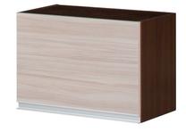 Viršutinė virtuvinė spintelė Bodzio Sandi KS53GT-LA/OR, riešuto/smėlio, 50 cm x 31 cm x 43 cm