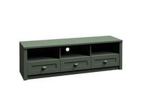 TV staliukas Gala Meble Provence, žalia, 158 cm x 43 cm x 48.6 cm