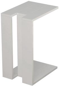Kavos staliukas Kalune Design Muju, baltas, 40 cm x 30 cm x 57 cm