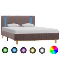 Lova pusantros vietos VLX, 120 x 200 cm, pilka, be čiužinio, su grotelėmis