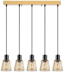 Šviestuvas kabinamas Opviq Kemtel 11860, E27, 5 x 8 W